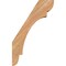 Ekena Millwork 5 1/2"W x 14"D x 22"H Olympic Smooth Knee Brace, Western Red Cedar BRC06X14X22OLY00SWR - alternate 2